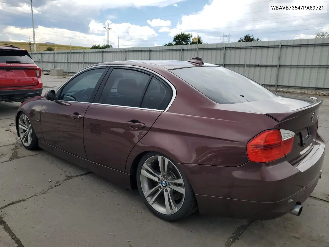 2007 BMW 335 I VIN: WBAVB73547PA89721 Lot: 63792525
