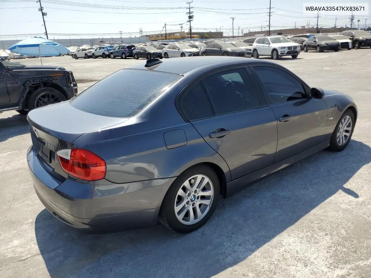 2007 BMW 328 I VIN: WBAVA33547KX83671 Lot: 65931675