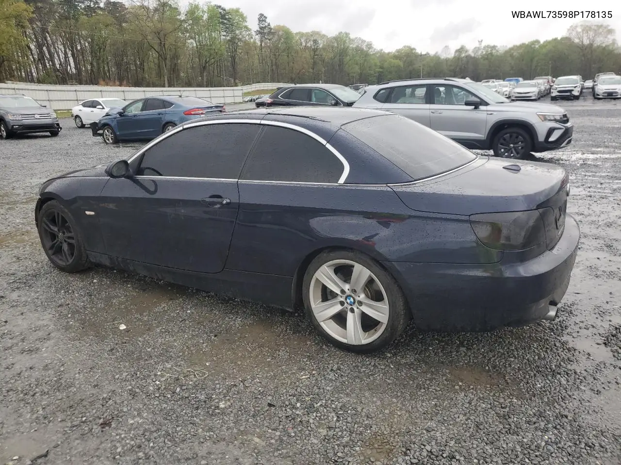 2008 BMW 335 I VIN: WBAWL73598P178135 Lot: 50607165