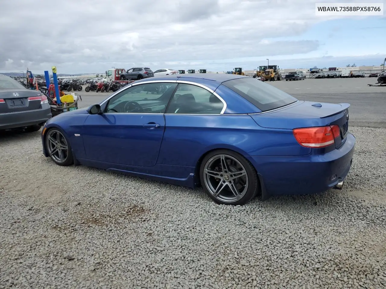 2008 BMW 335 I VIN: WBAWL73588PX58766 Lot: 52647985