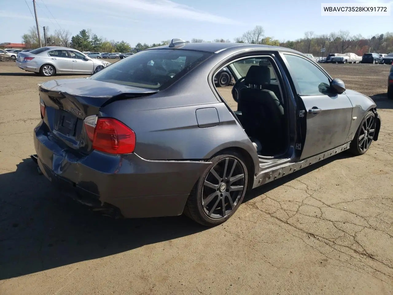 2008 BMW 328 Xi Sulev VIN: WBAVC73528KX91772 Lot: 54144145