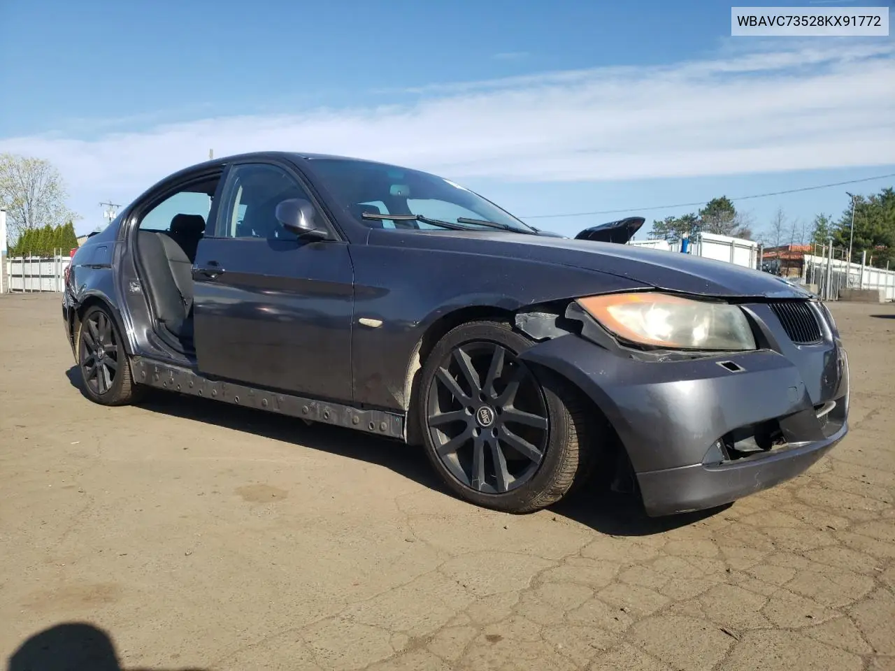 2008 BMW 328 Xi Sulev VIN: WBAVC73528KX91772 Lot: 54144145