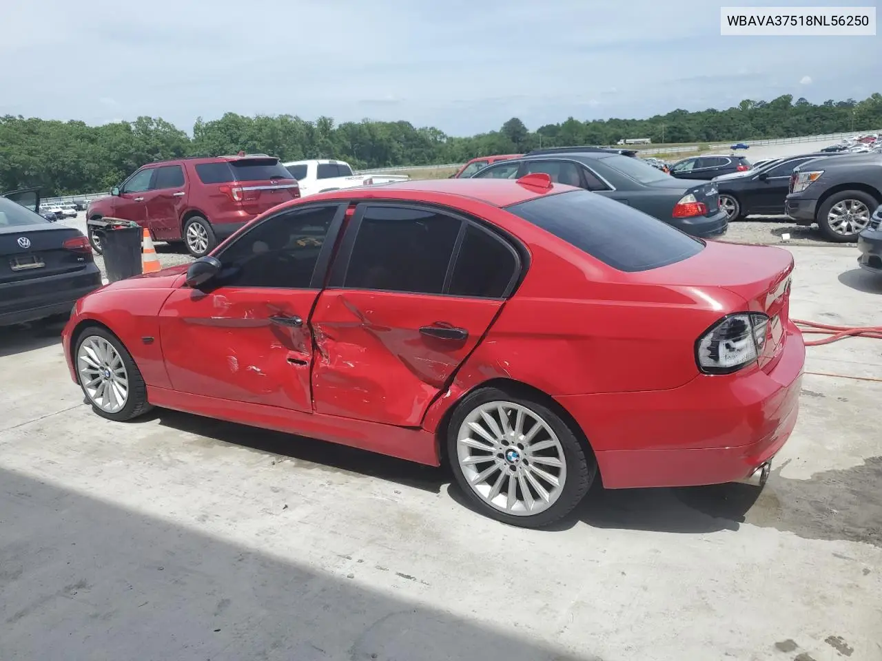 2008 BMW 328 I VIN: WBAVA37518NL56250 Lot: 55337595