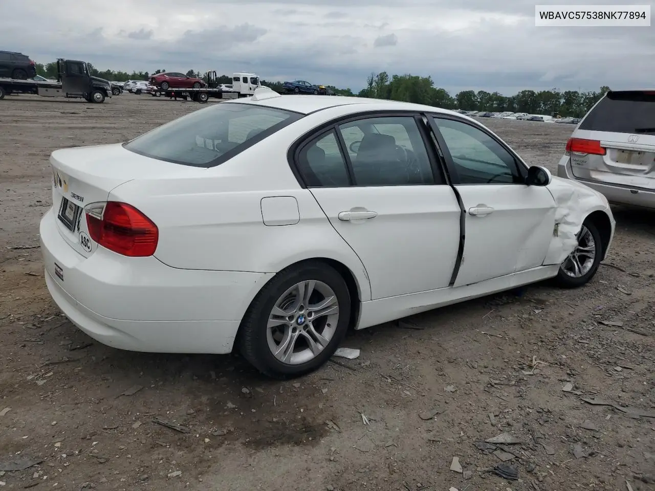 2008 BMW 328 I Sulev VIN: WBAVC57538NK77894 Lot: 56414465