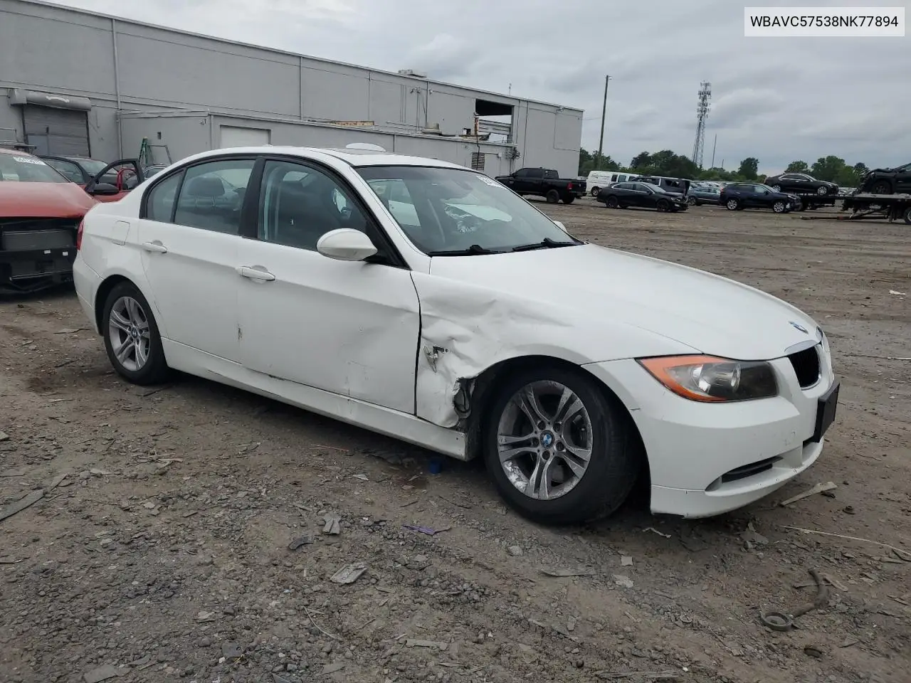2008 BMW 328 I Sulev VIN: WBAVC57538NK77894 Lot: 56414465