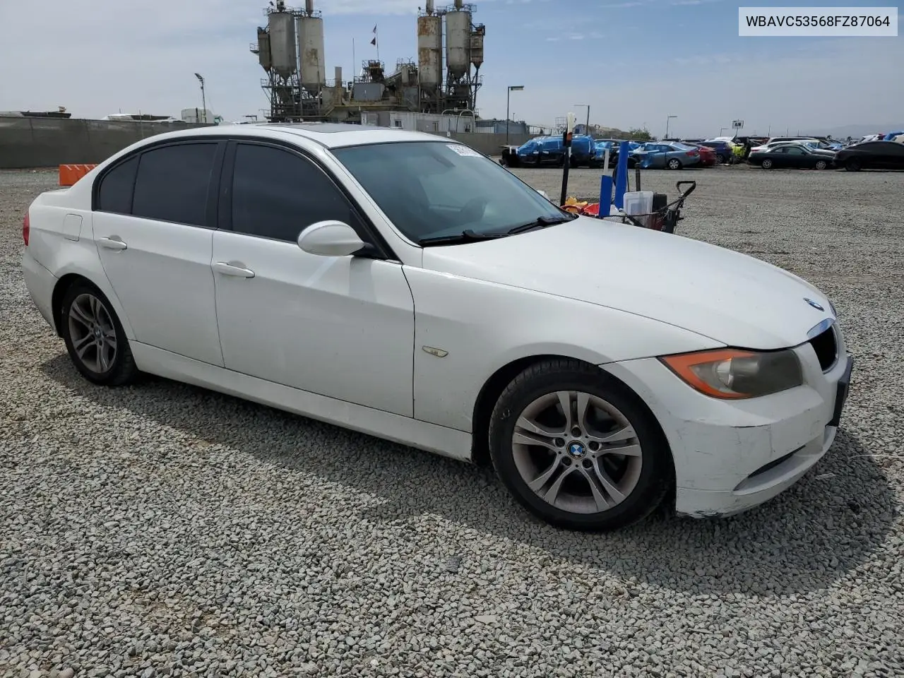 2008 BMW 328 I Sulev VIN: WBAVC53568FZ87064 Lot: 56761755