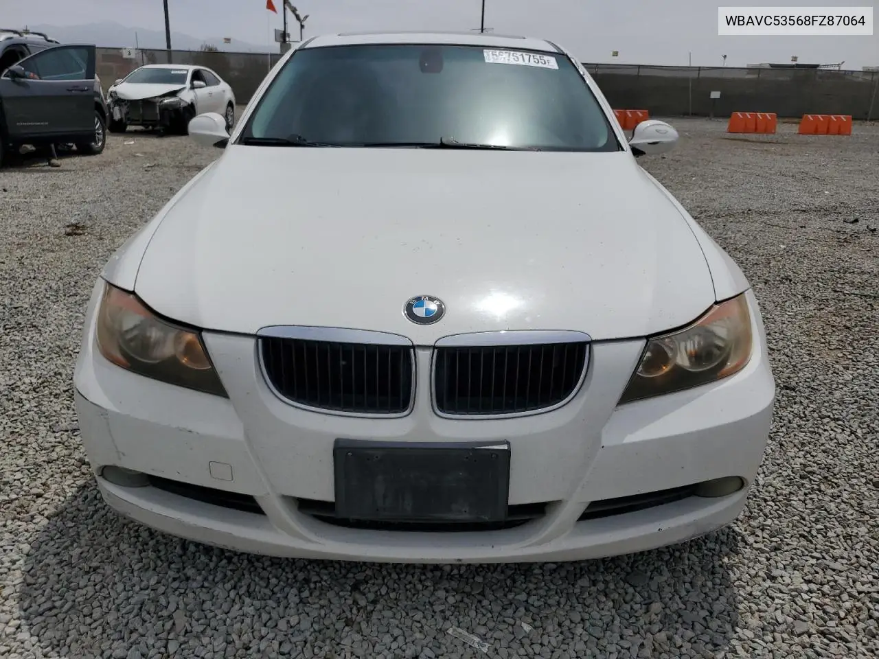 2008 BMW 328 I Sulev VIN: WBAVC53568FZ87064 Lot: 56761755
