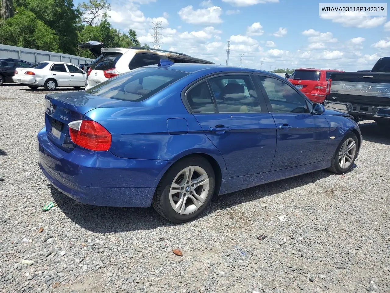 2008 BMW 328 I VIN: WBAVA33518P142319 Lot: 57081045