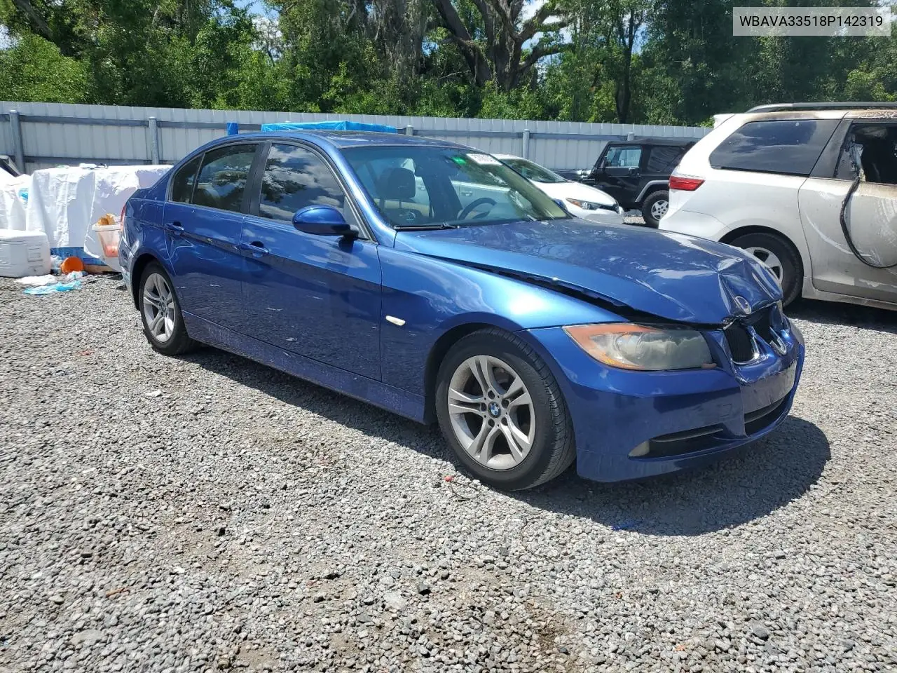 2008 BMW 328 I VIN: WBAVA33518P142319 Lot: 57081045