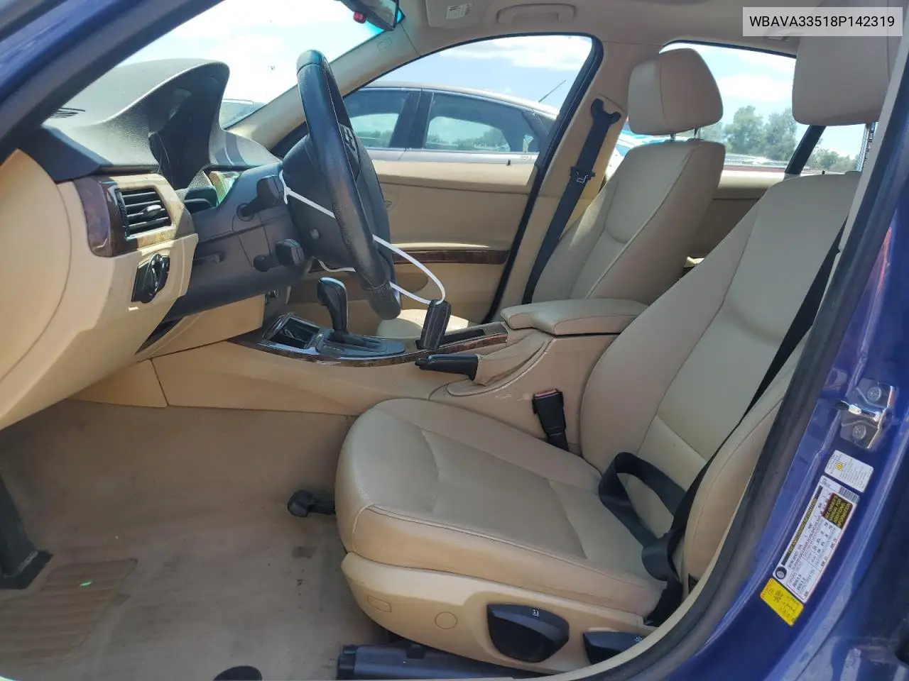 2008 BMW 328 I VIN: WBAVA33518P142319 Lot: 57081045
