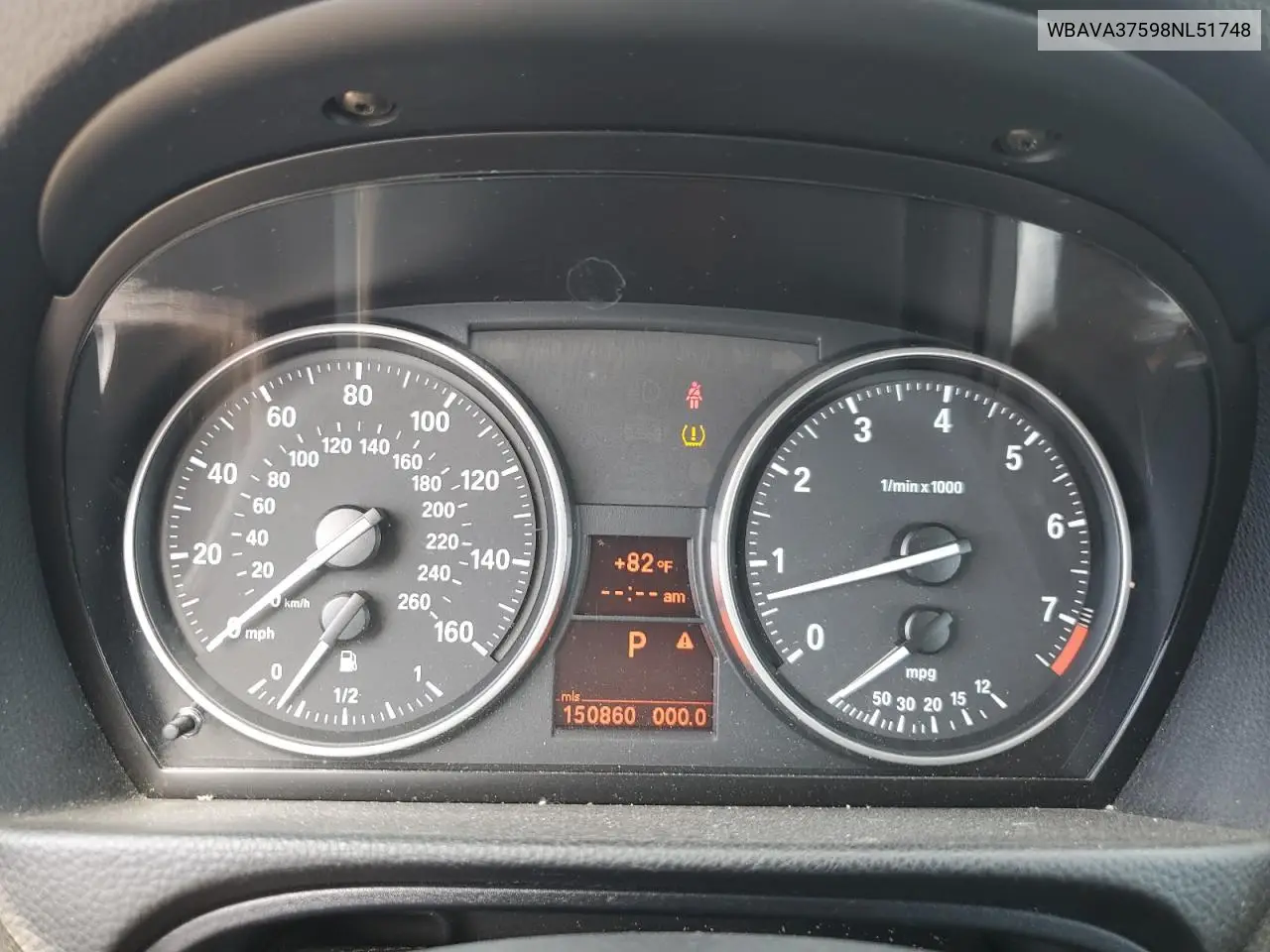 2008 BMW 328 I VIN: WBAVA37598NL51748 Lot: 57275085