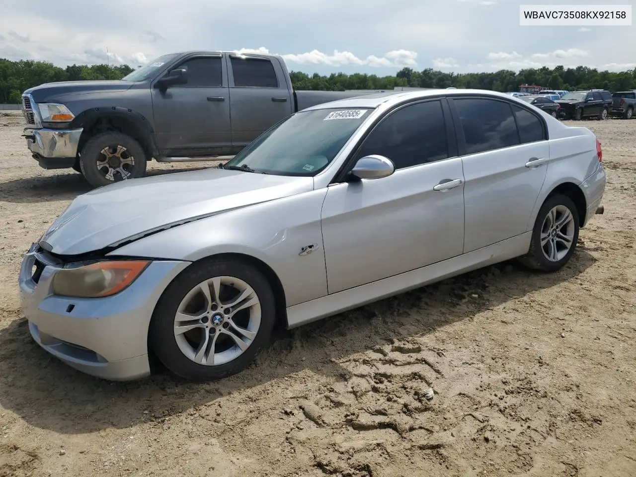 2008 BMW 328 Xi Sulev VIN: WBAVC73508KX92158 Lot: 61640585