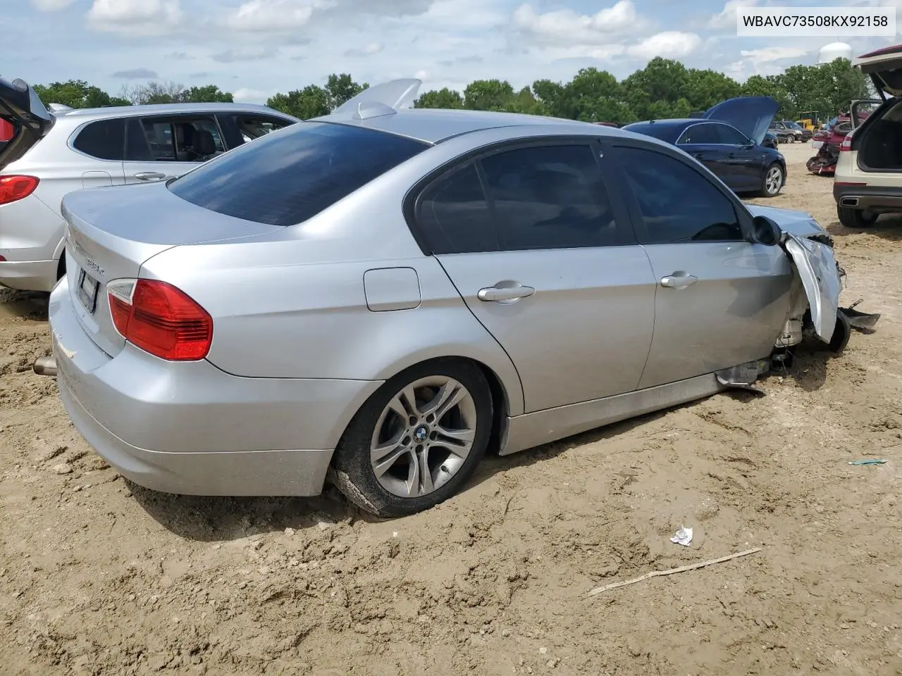 2008 BMW 328 Xi Sulev VIN: WBAVC73508KX92158 Lot: 61640585