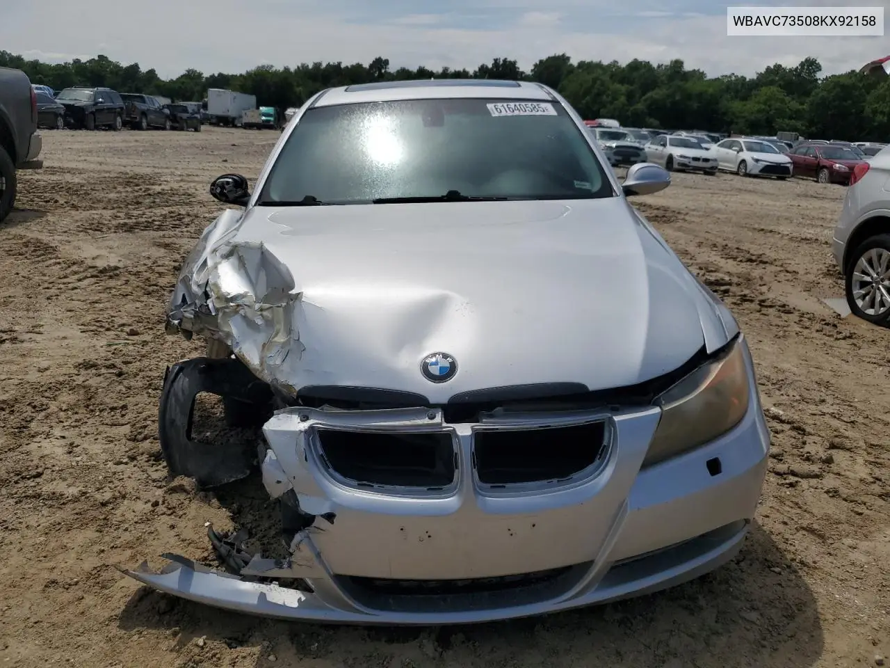 2008 BMW 328 Xi Sulev VIN: WBAVC73508KX92158 Lot: 61640585