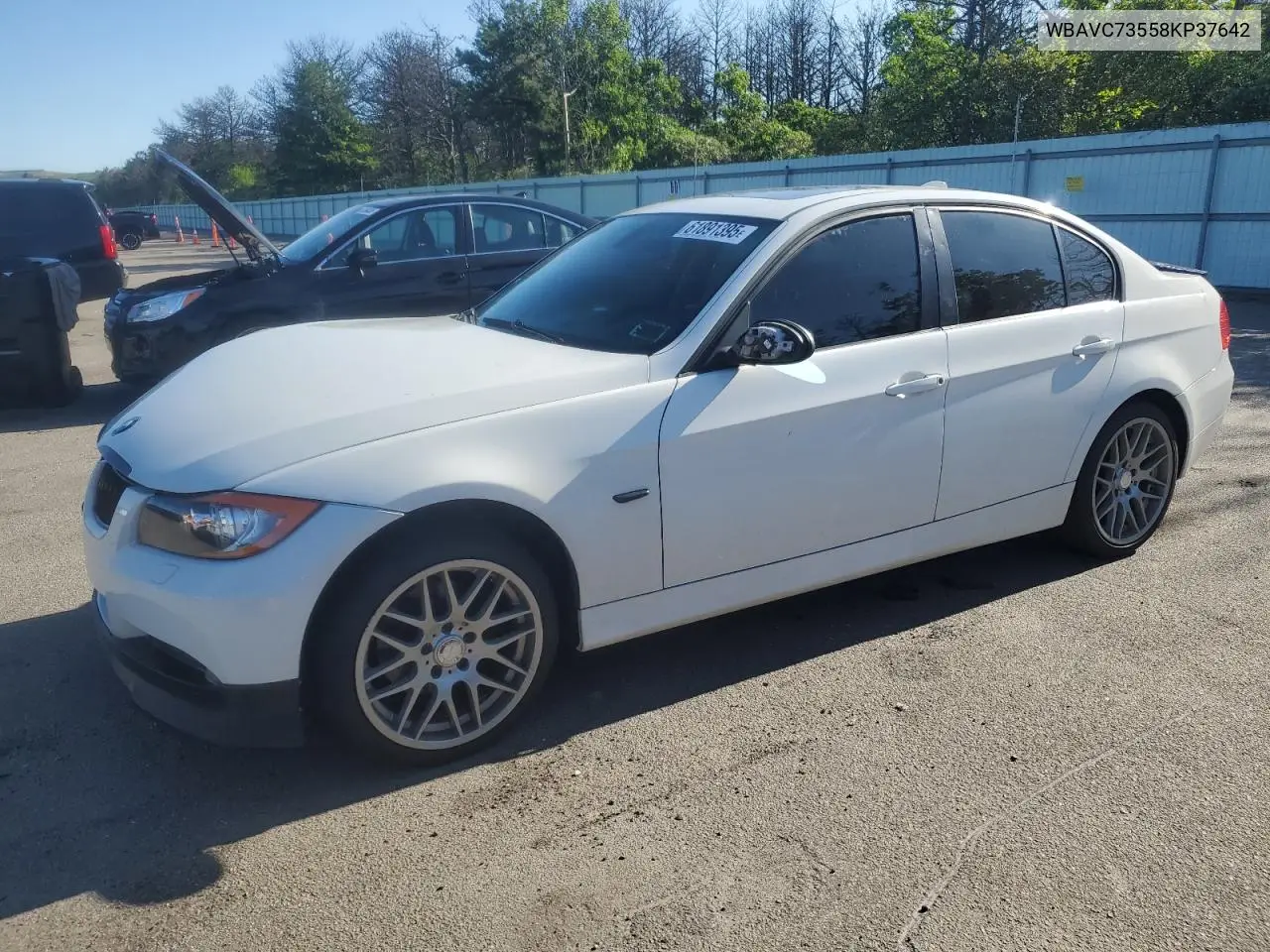 2008 BMW 328 Xi Sulev VIN: WBAVC73558KP37642 Lot: 61891395