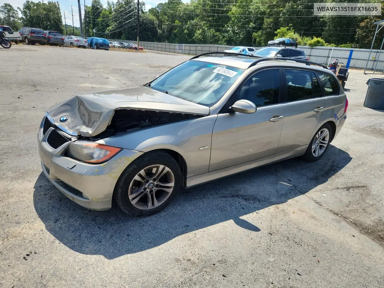 2008 BMW 328 It VIN: WBAVS13518FX16635 Lot: 62192845