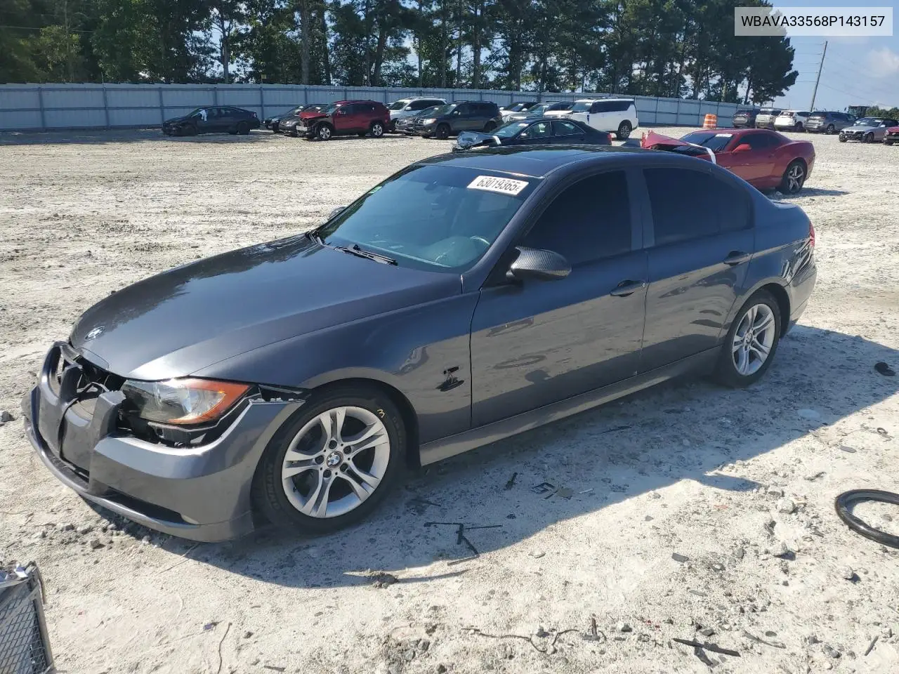 2008 BMW 328 I VIN: WBAVA33568P143157 Lot: 63019365