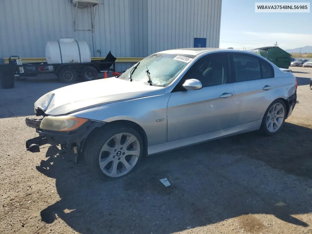 2008 BMW 328 I VIN: WBAVA37548NL56985 Lot: 65540295