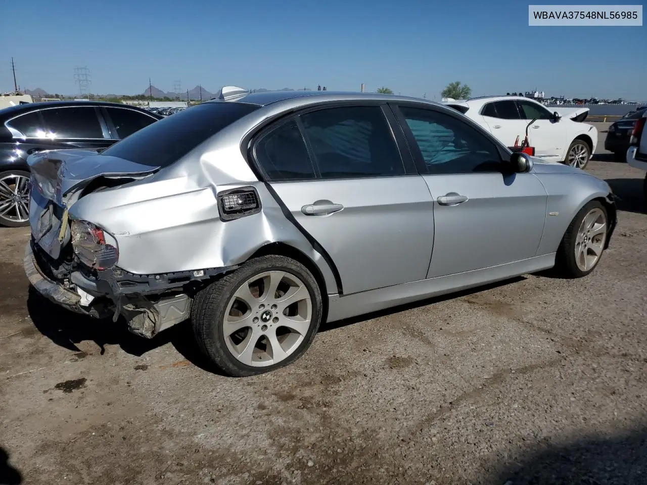 2008 BMW 328 I VIN: WBAVA37548NL56985 Lot: 65540295