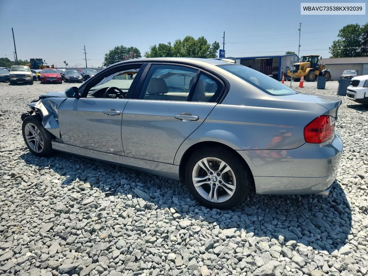 2008 BMW 328 Xi Sulev VIN: WBAVC73538KX92039 Lot: 65838735