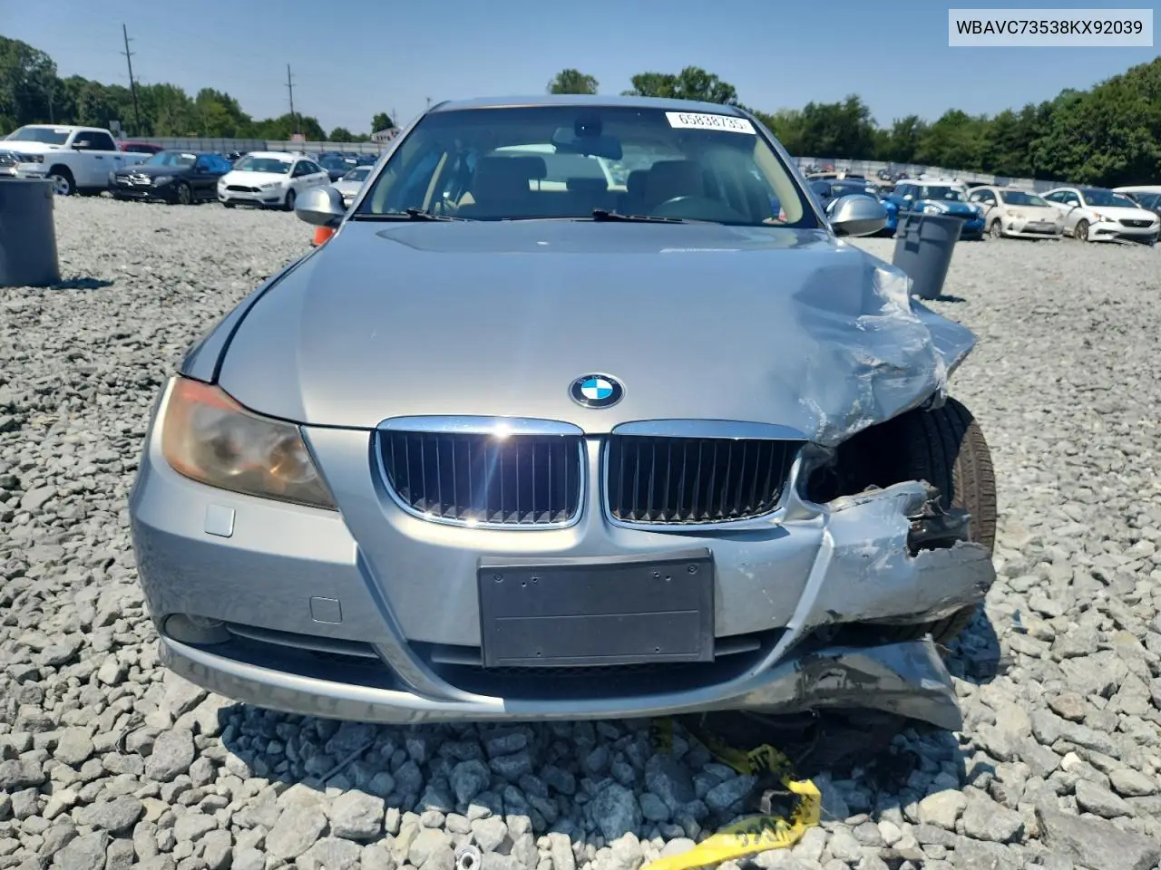 2008 BMW 328 Xi Sulev VIN: WBAVC73538KX92039 Lot: 65838735