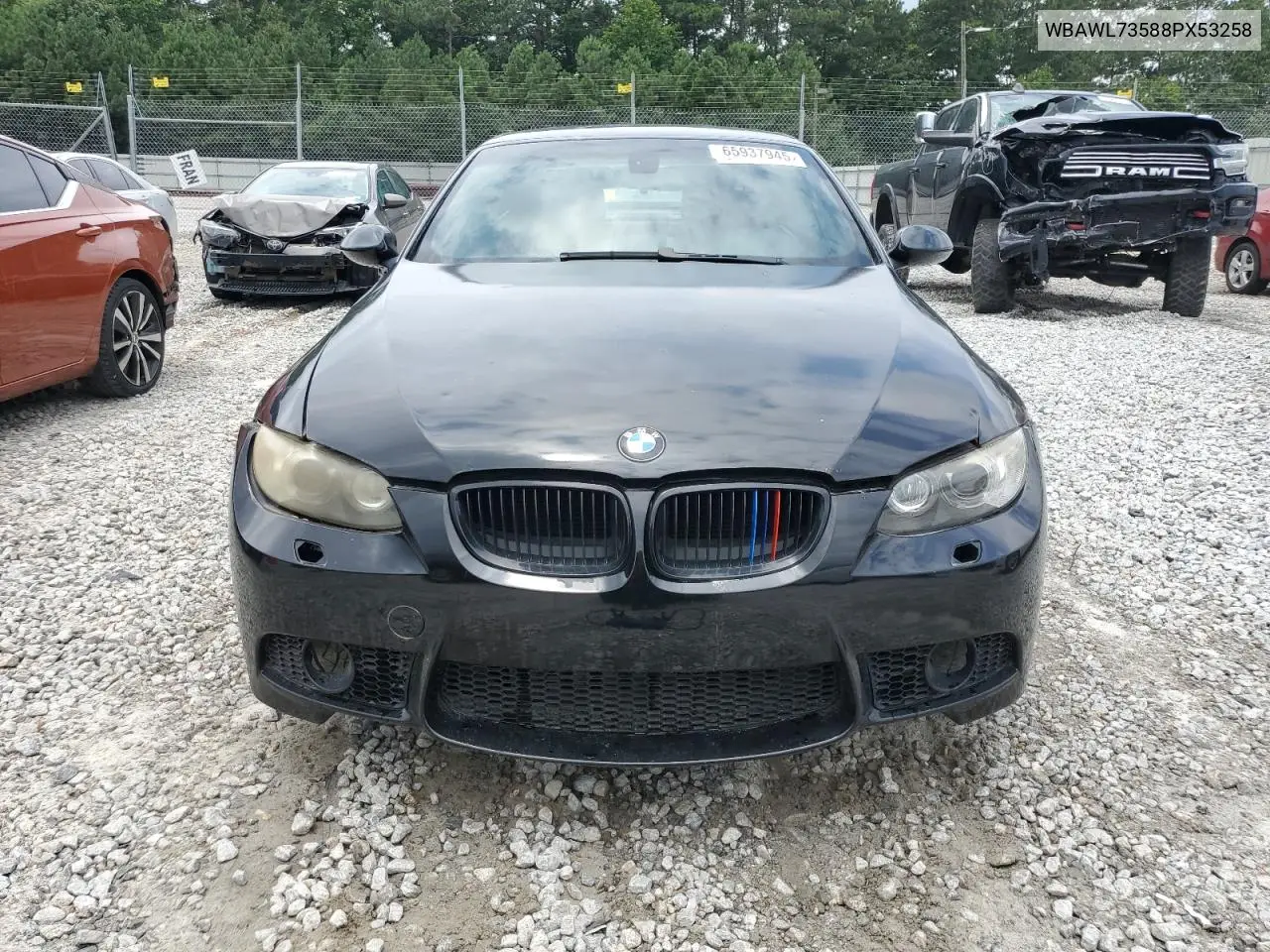 2008 BMW 335 I VIN: WBAWL73588PX53258 Lot: 65937945