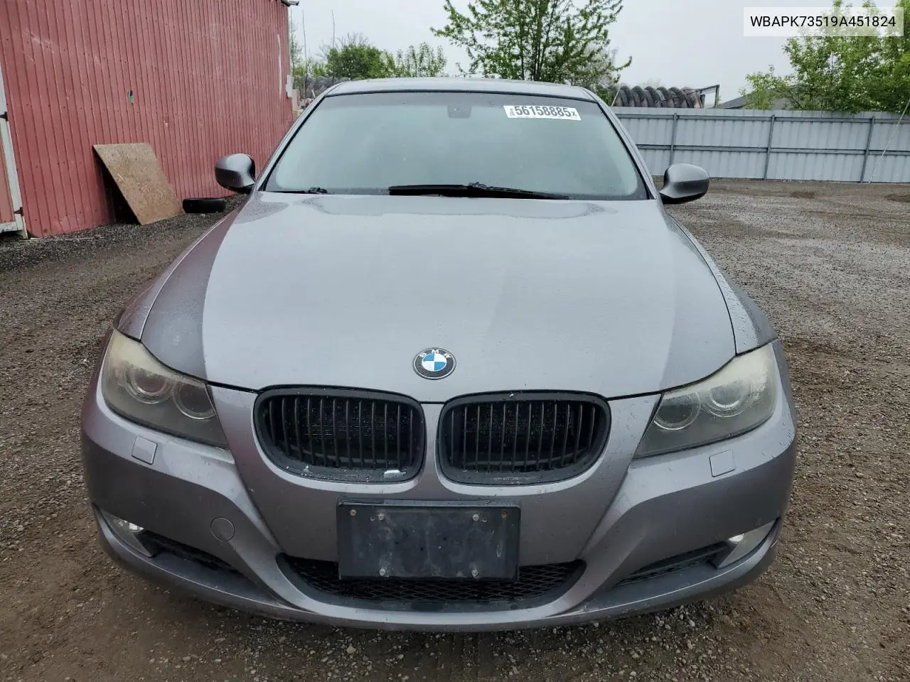 2009 BMW 328 Xi VIN: WBAPK73519A451824 Lot: 56158885
