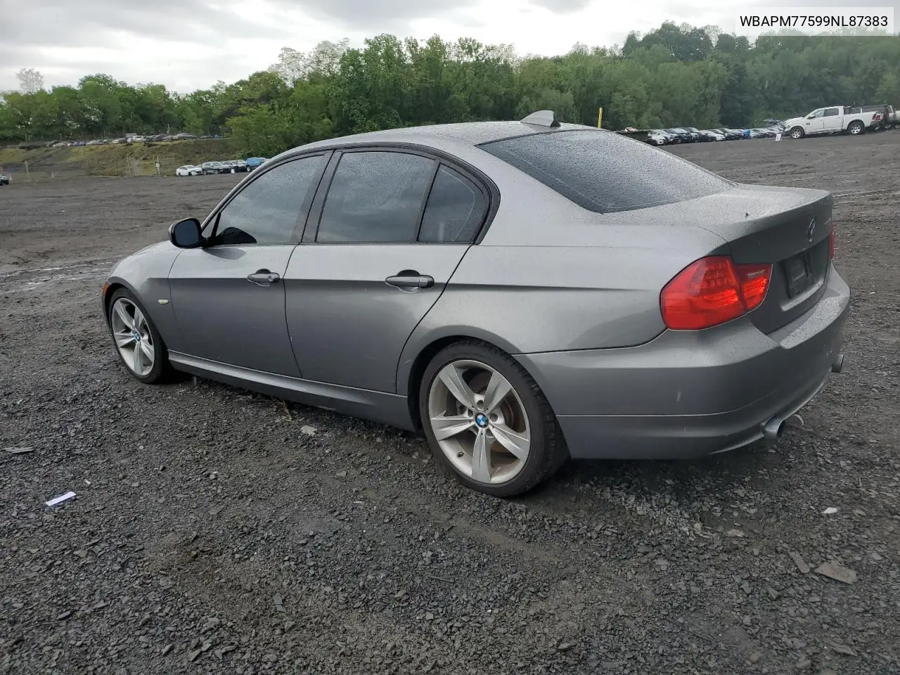 2009 BMW 335 I VIN: WBAPM77599NL87383 Lot: 56686215