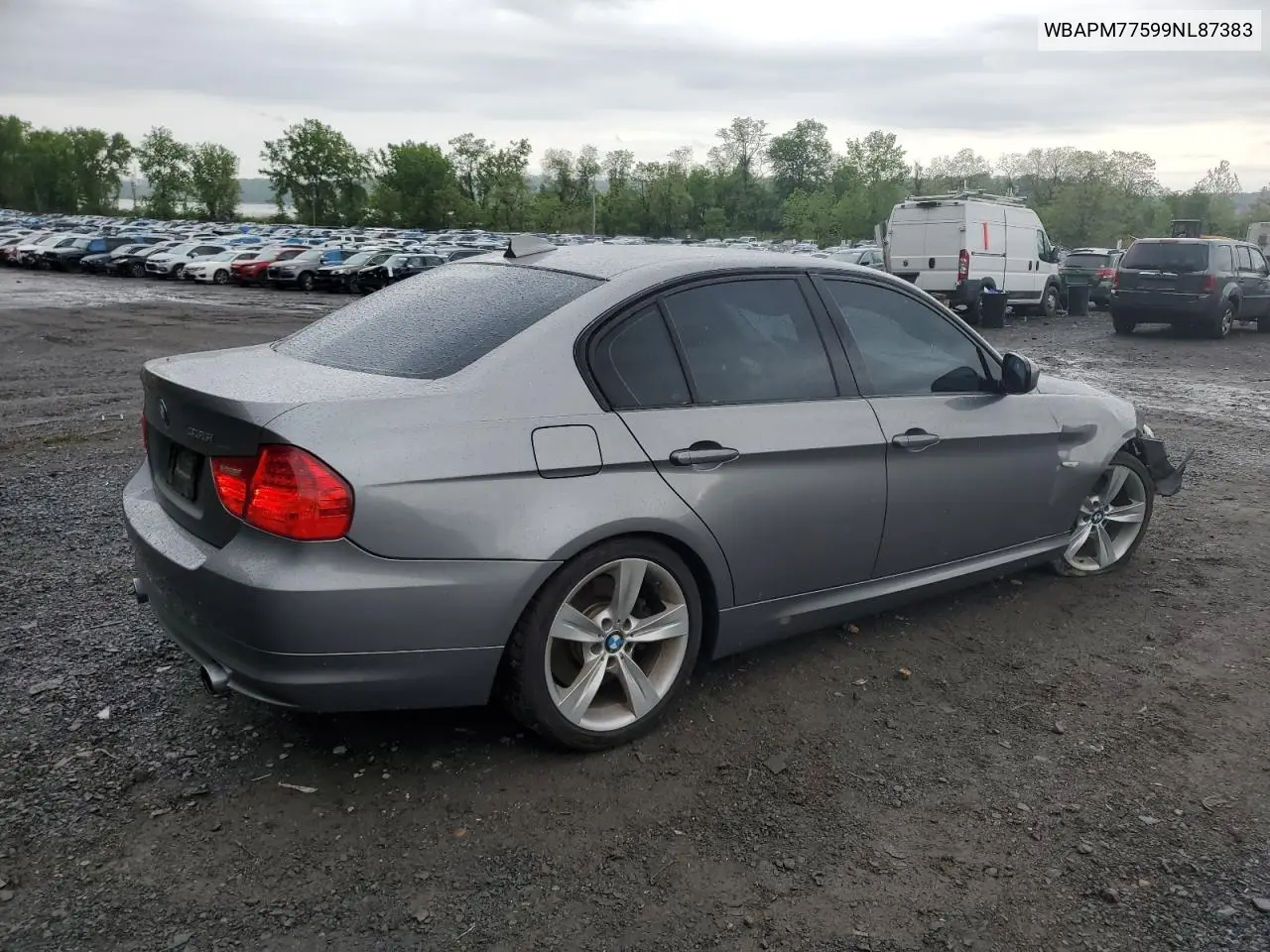2009 BMW 335 I VIN: WBAPM77599NL87383 Lot: 56686215