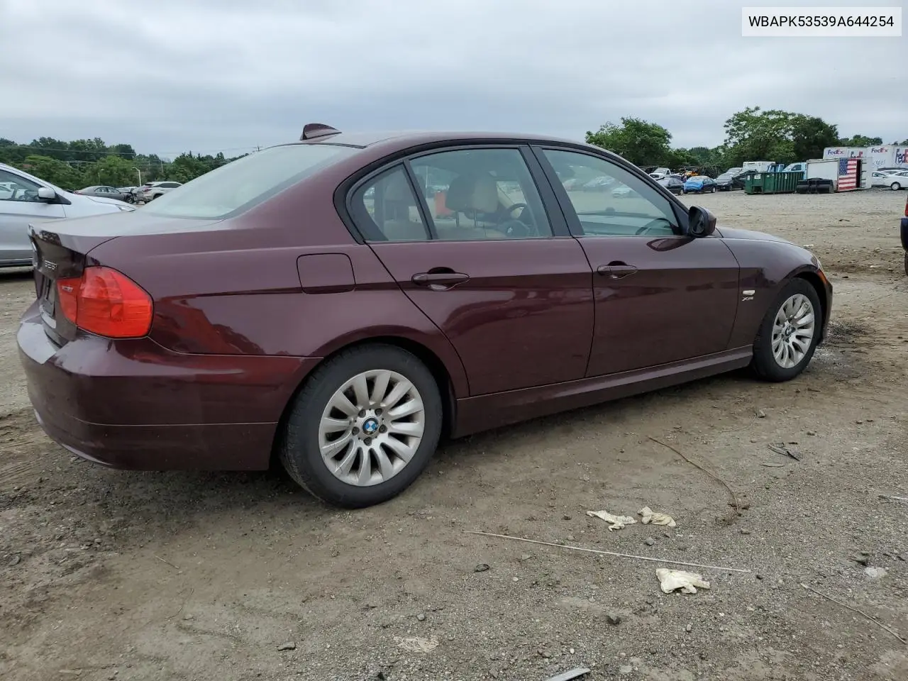 2009 BMW 328 Xi Sulev VIN: WBAPK53539A644254 Lot: 62842545