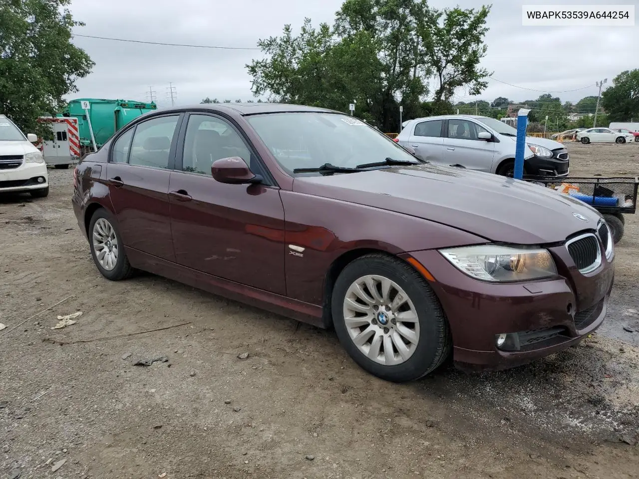 2009 BMW 328 Xi Sulev VIN: WBAPK53539A644254 Lot: 62842545