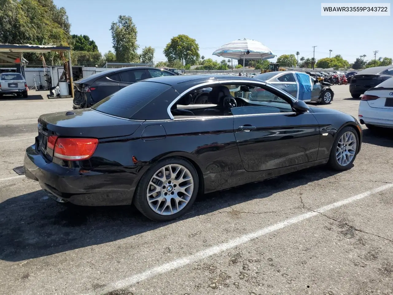 2009 BMW 328 I Sulev VIN: WBAWR33559P343722 Lot: 62952805