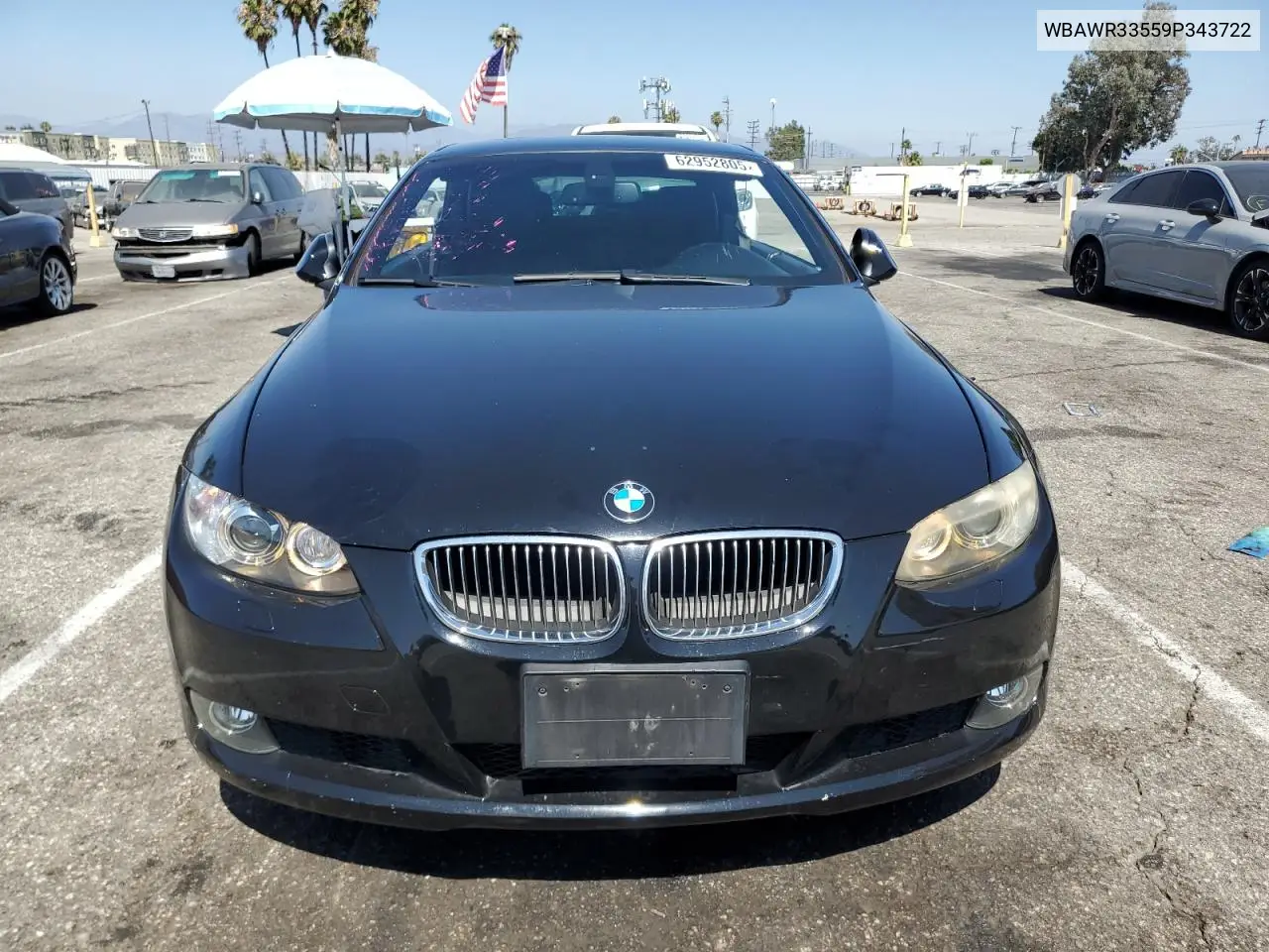 2009 BMW 328 I Sulev VIN: WBAWR33559P343722 Lot: 62952805