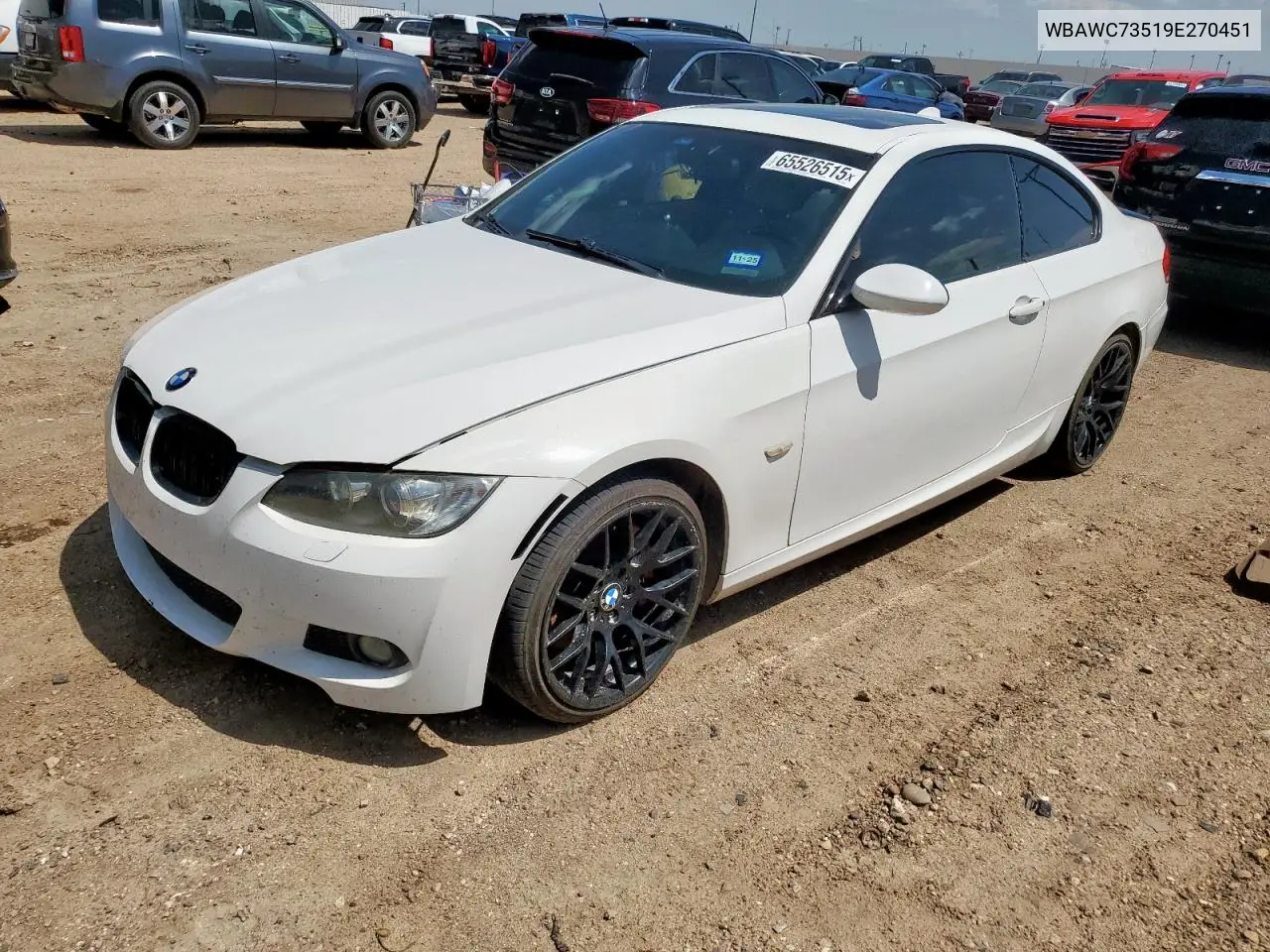 2009 BMW 335 Xi VIN: WBAWC73519E270451 Lot: 65526515