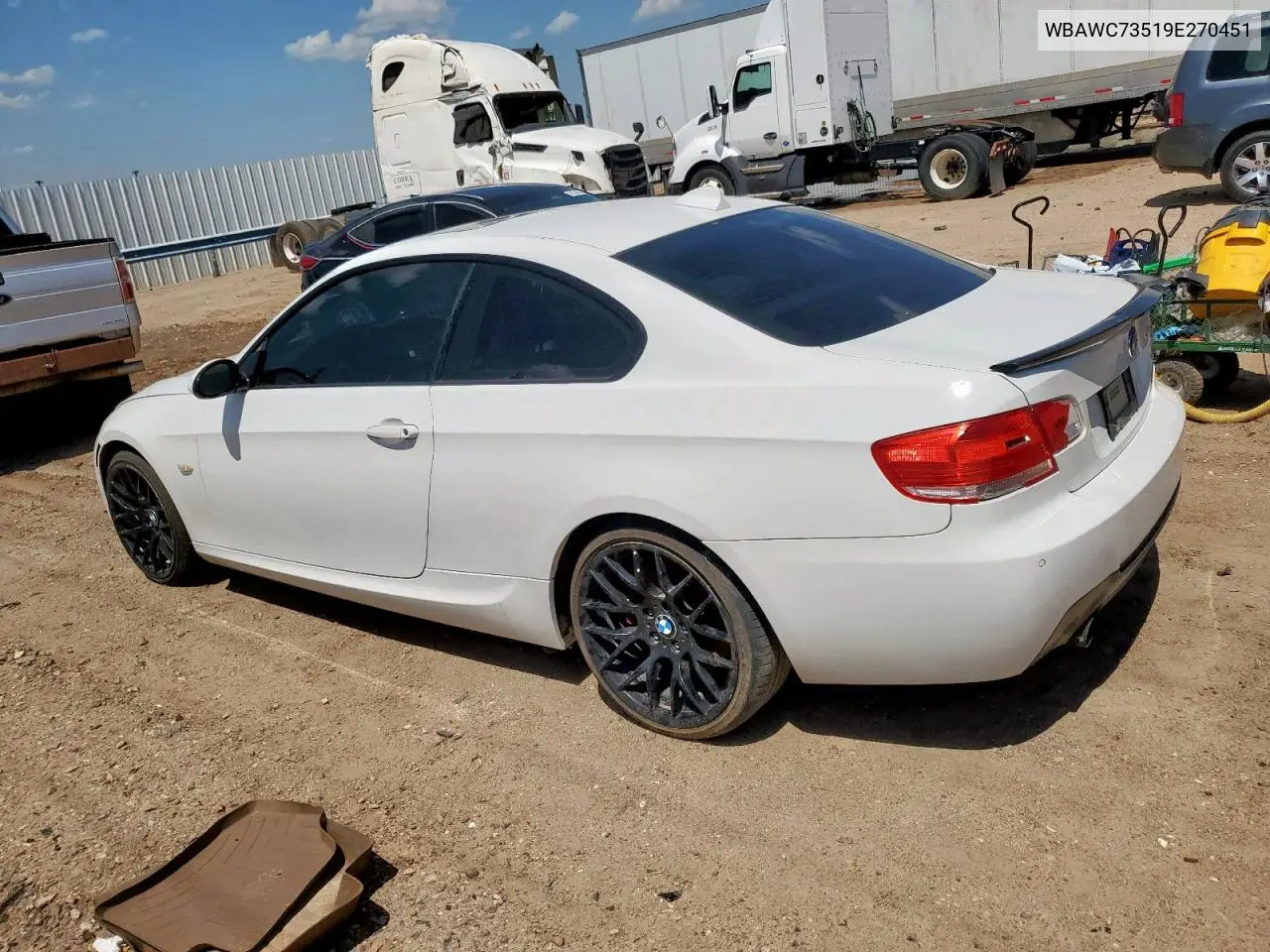 2009 BMW 335 Xi VIN: WBAWC73519E270451 Lot: 65526515