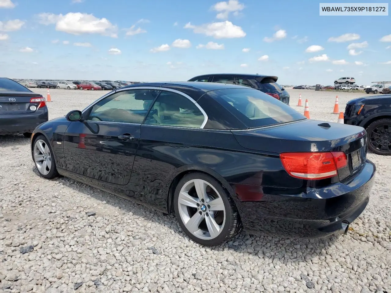 2009 BMW 335 I VIN: WBAWL735X9P181272 Lot: 66194315