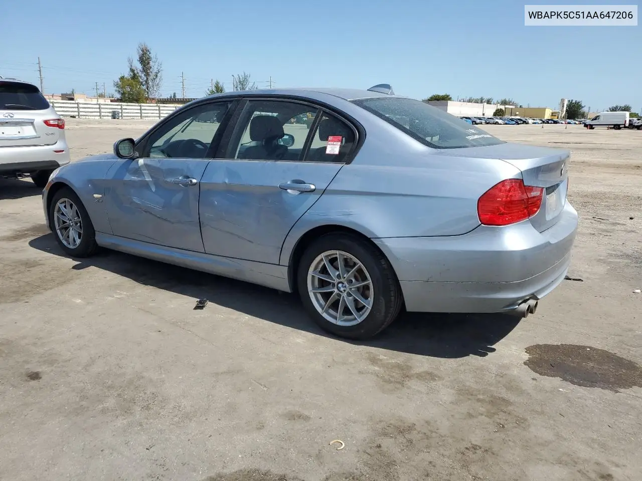 2010 BMW 328 Xi Sulev VIN: WBAPK5C51AA647206 Lot: 52139085