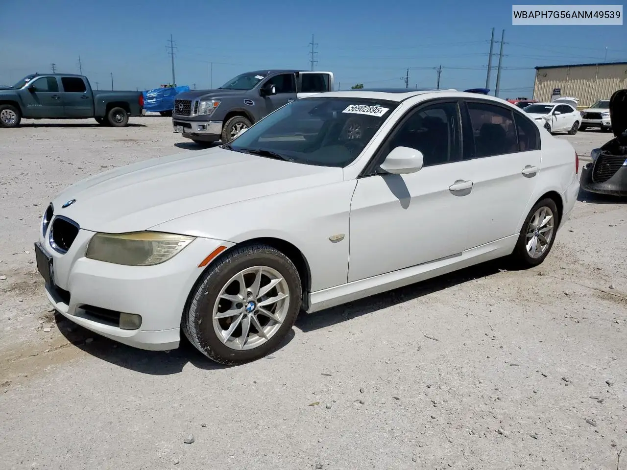 2010 BMW 328 I VIN: WBAPH7G56ANM49539 Lot: 56902895