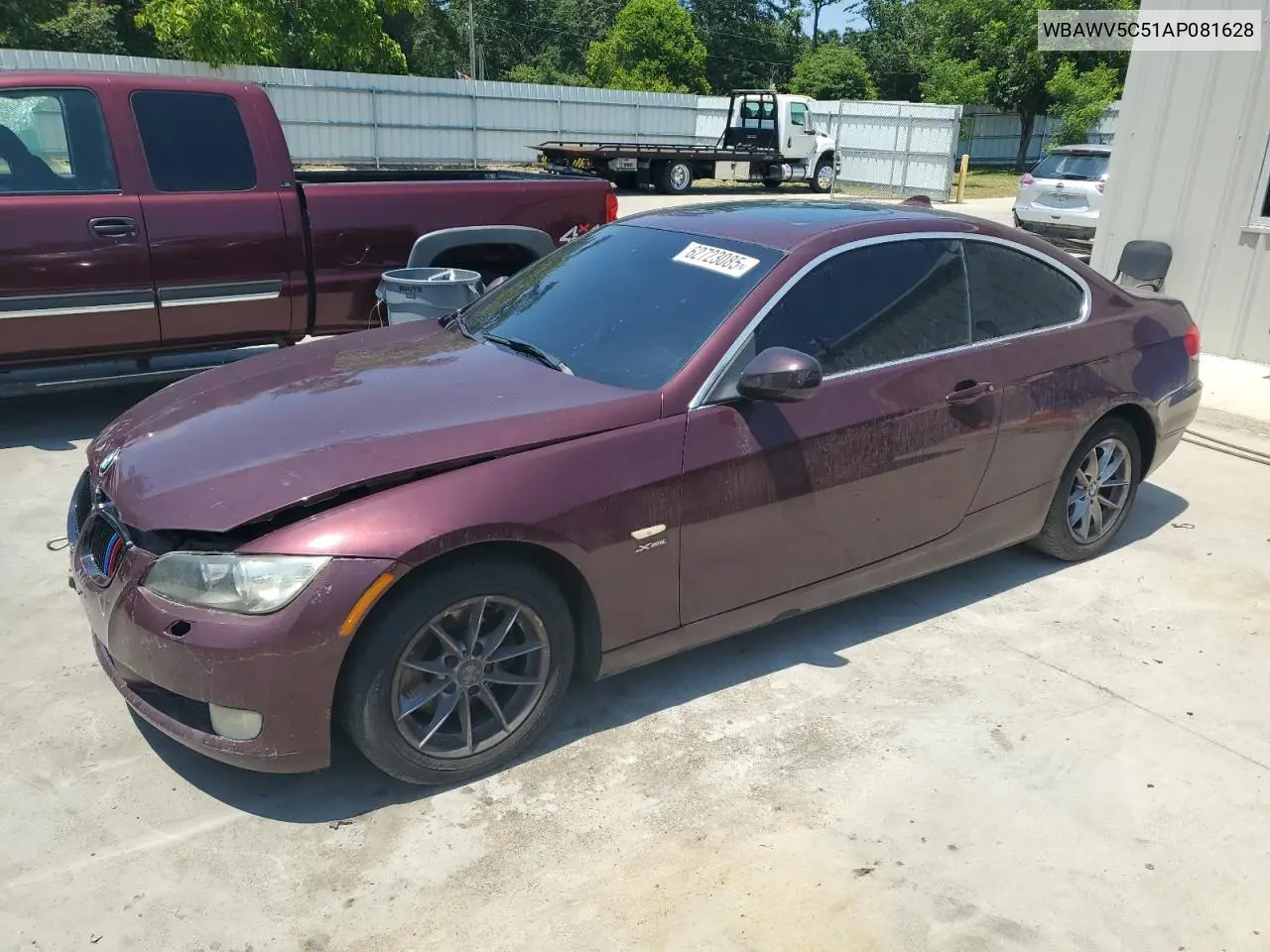 2010 BMW 328 Xi Sulev VIN: WBAWV5C51AP081628 Lot: 62723085