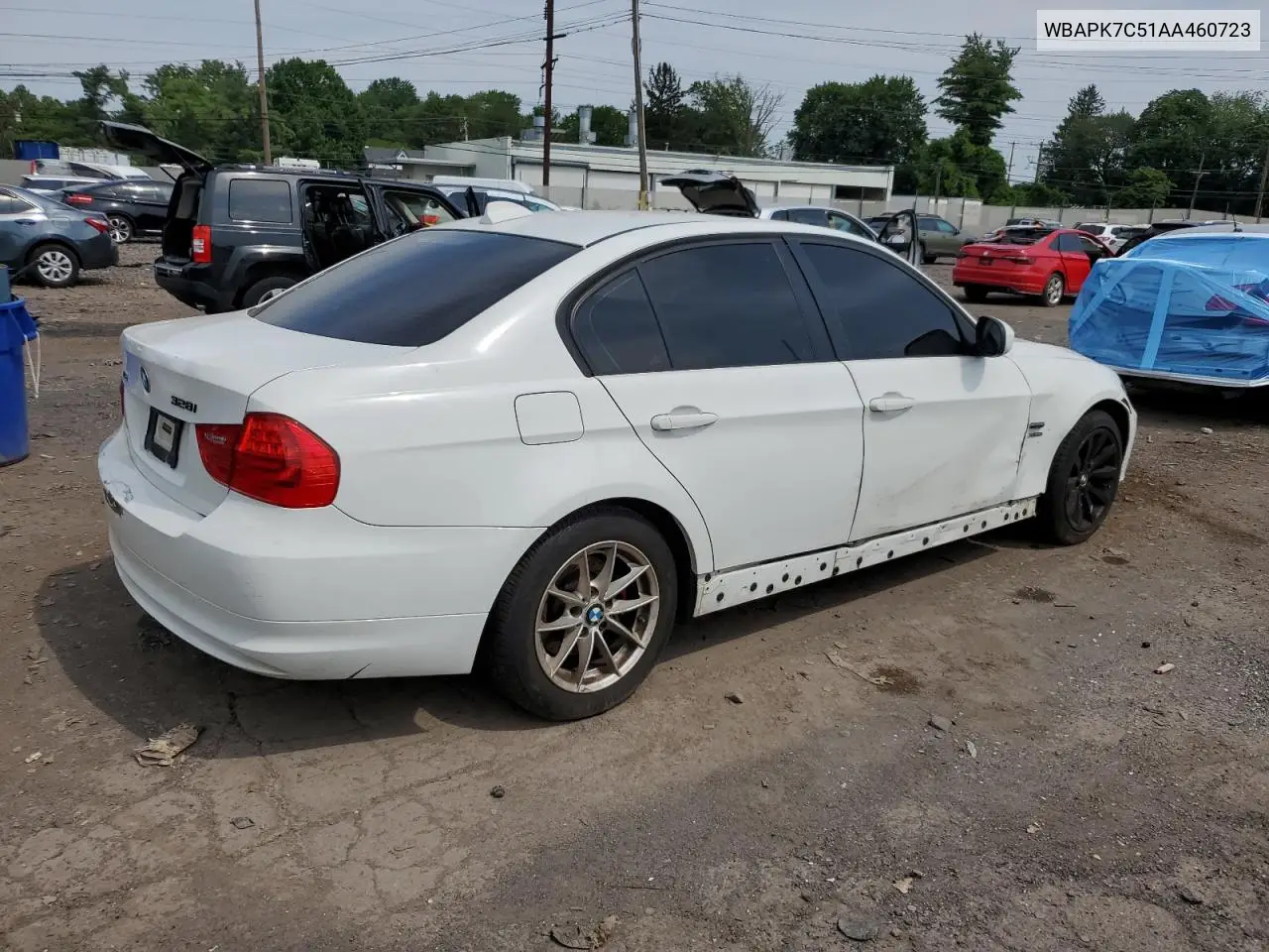 2010 BMW 328 Xi VIN: WBAPK7C51AA460723 Lot: 62742115