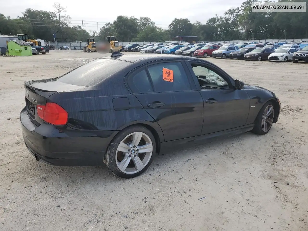 2010 BMW 335 I VIN: WBAPM7G52ANL89691 Lot: 65848625