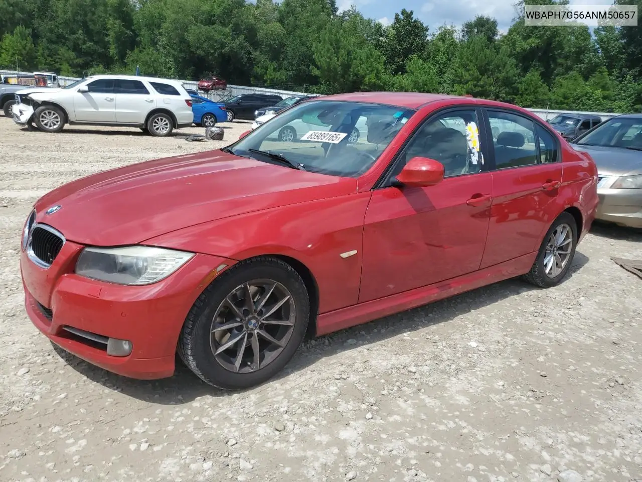 2010 BMW 328 I VIN: WBAPH7G56ANM50657 Lot: 65989165