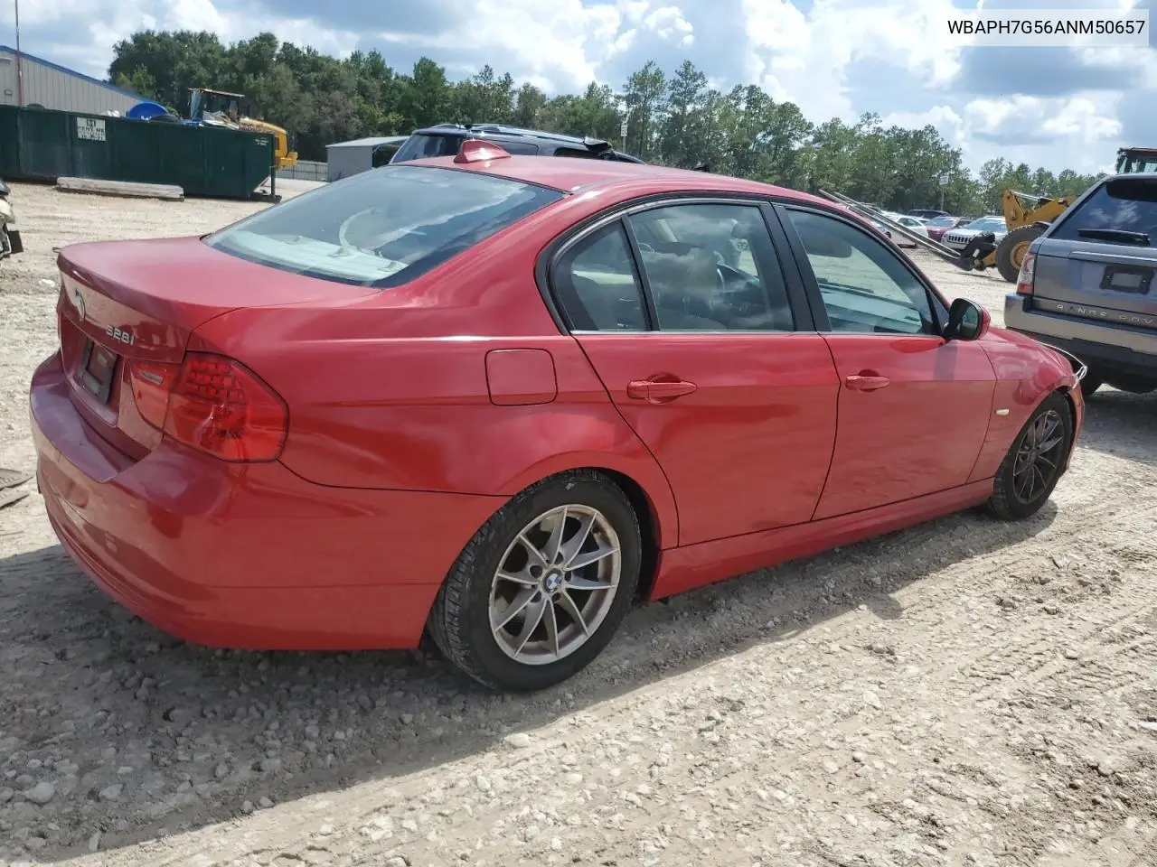 2010 BMW 328 I VIN: WBAPH7G56ANM50657 Lot: 65989165