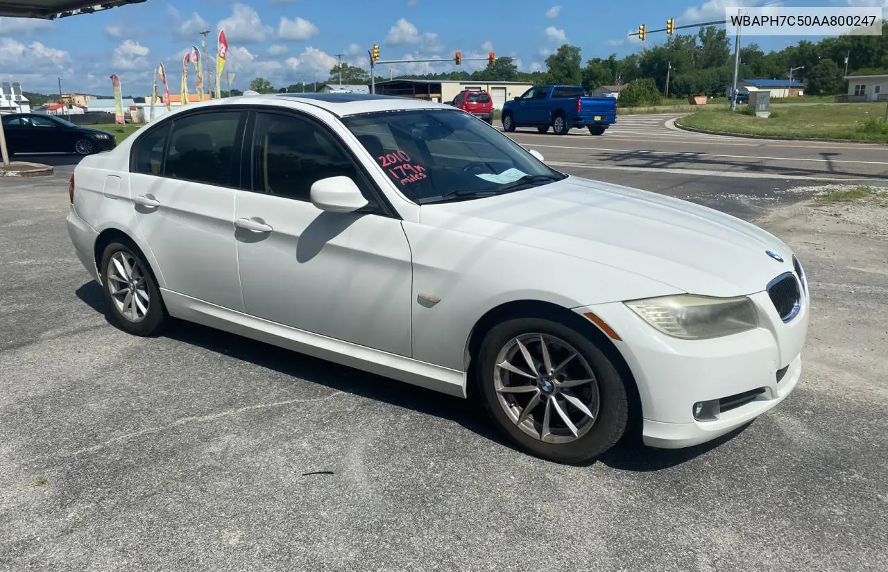 2010 BMW 328 I VIN: WBAPH7C50AA800247 Lot: 66292705