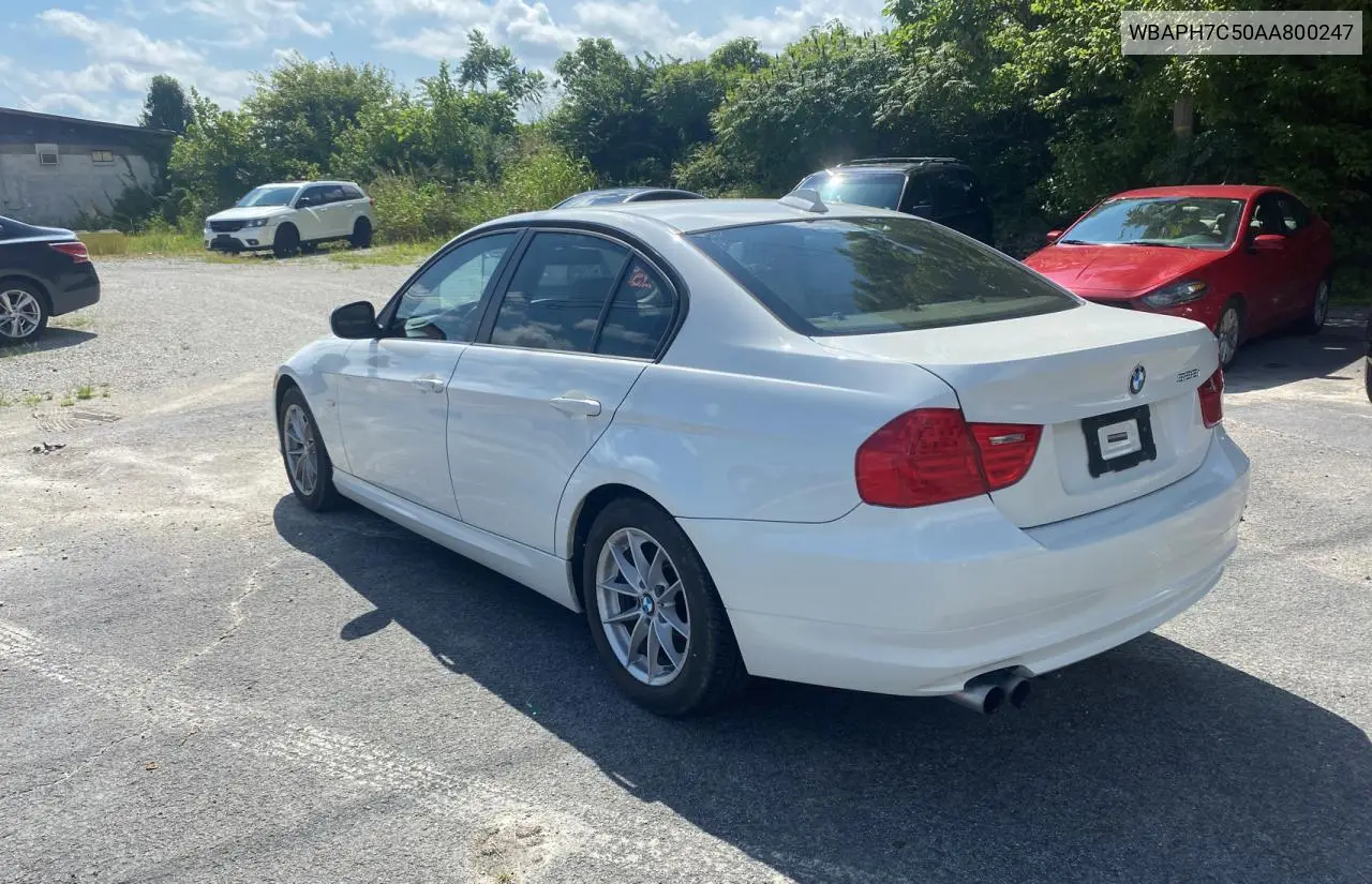 2010 BMW 328 I VIN: WBAPH7C50AA800247 Lot: 66292705