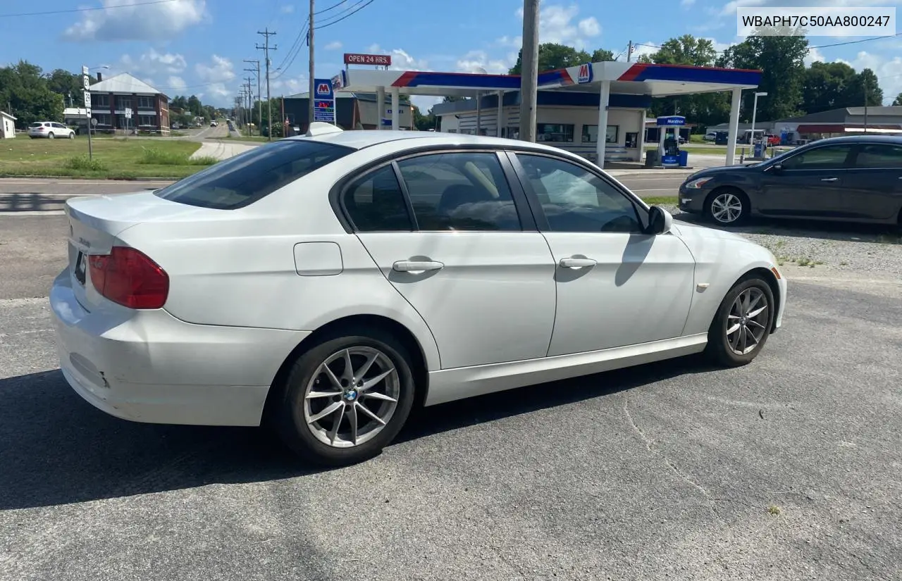 2010 BMW 328 I VIN: WBAPH7C50AA800247 Lot: 66292705