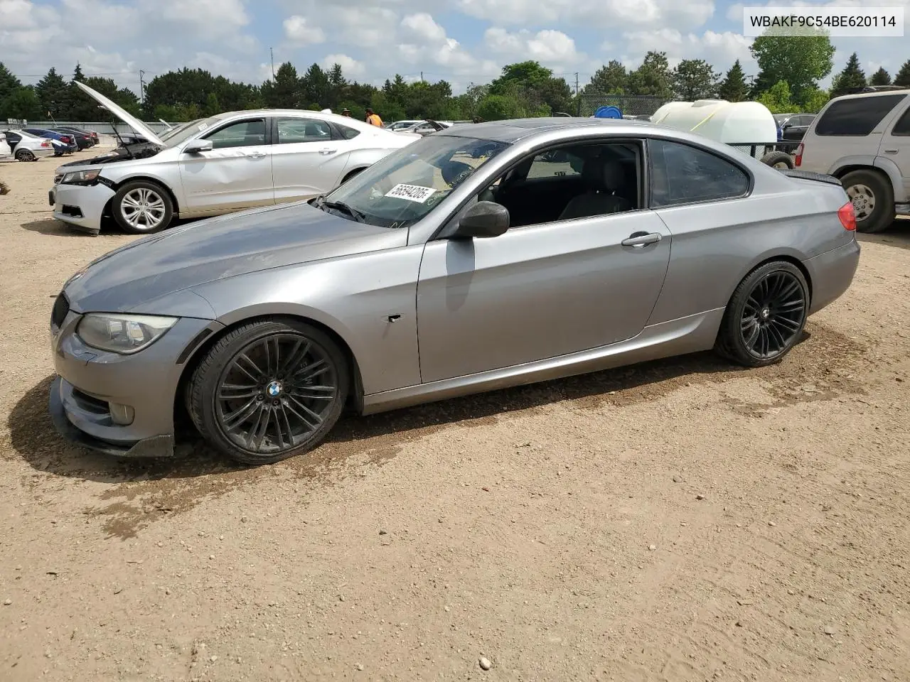 2011 BMW 335 Xi VIN: WBAKF9C54BE620114 Lot: 56594205