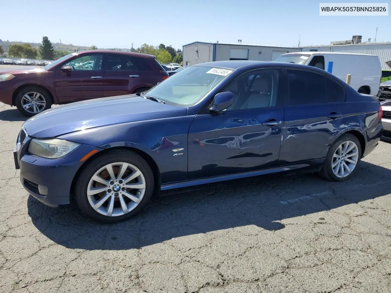 2011 BMW 328 Xi Sulev VIN: WBAPK5G57BNN25826 Lot: 56922465