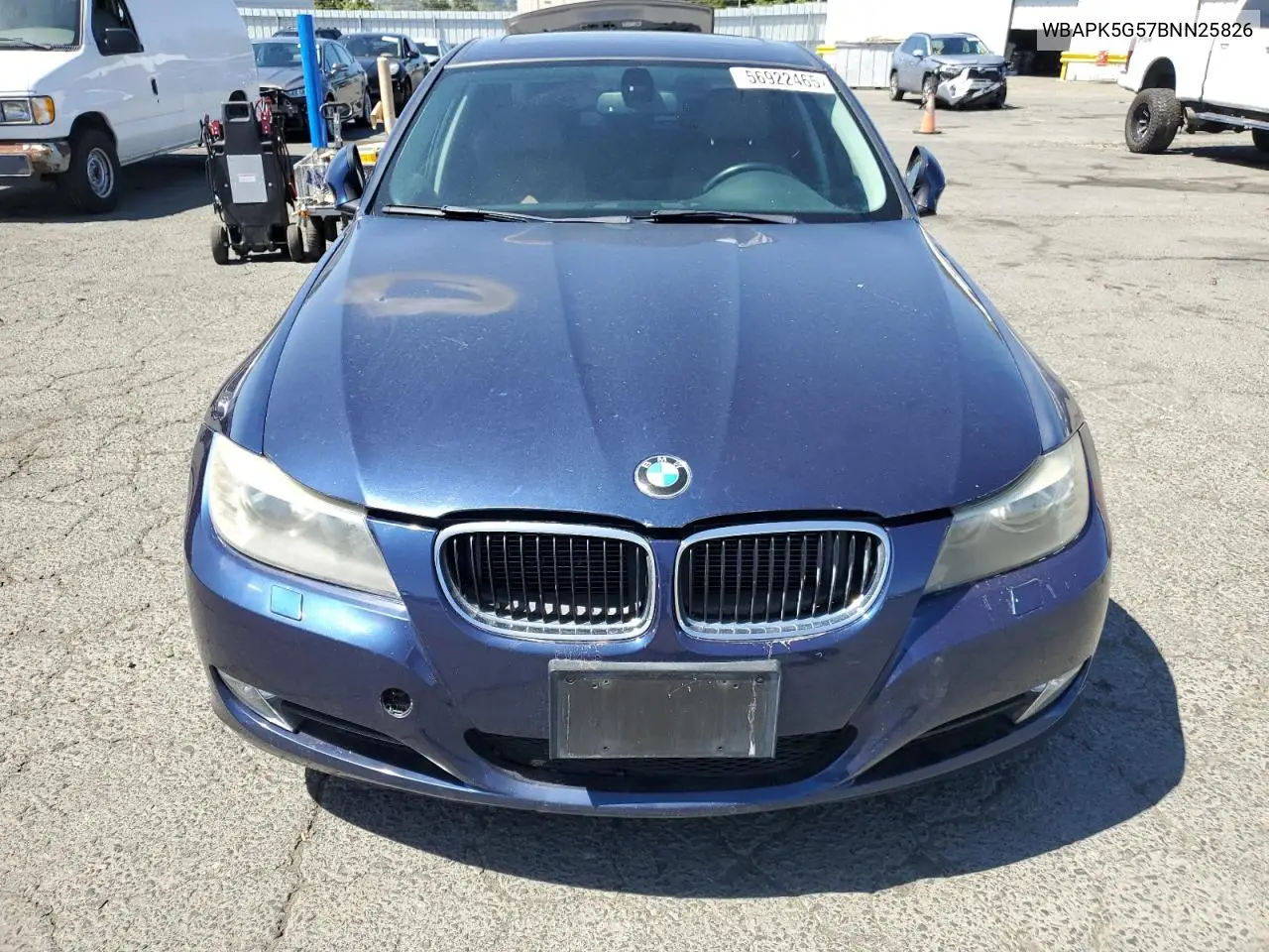 2011 BMW 328 Xi Sulev VIN: WBAPK5G57BNN25826 Lot: 56922465