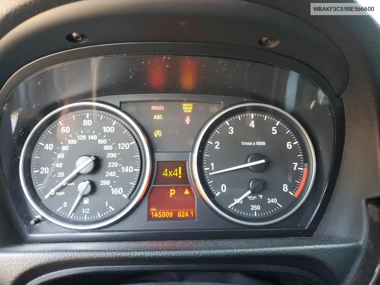 2011 BMW 328 Xi VIN: WBAKF3C59BE566600 Lot: 61878445